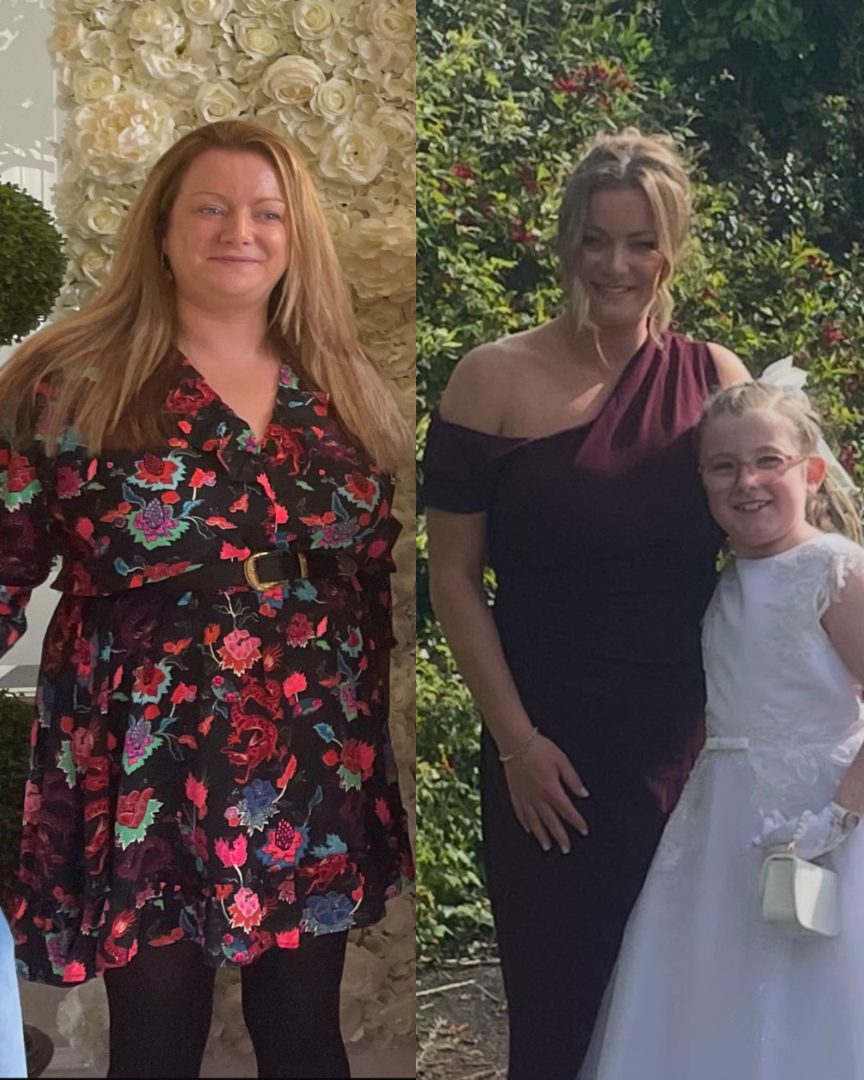 Client transformation with her daughter